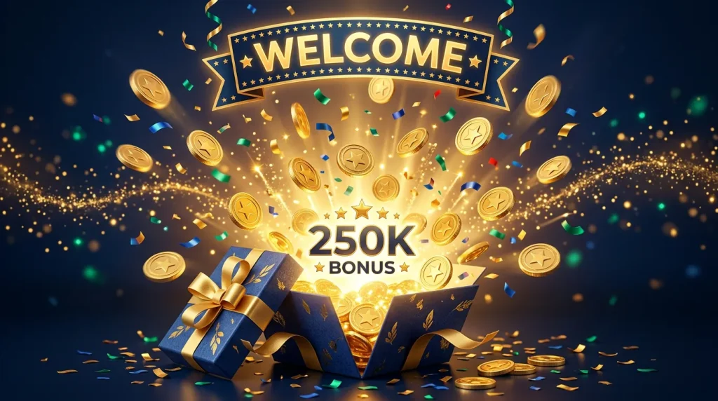 Welcome bonus sign-up offer at sweepstakes casino